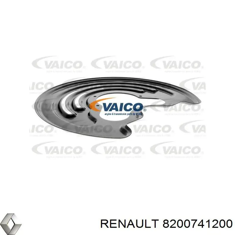 Proteção esquerda do freio de disco traseiro Renault (RVI) 8200741200 preço, a partir de 27,77 USD