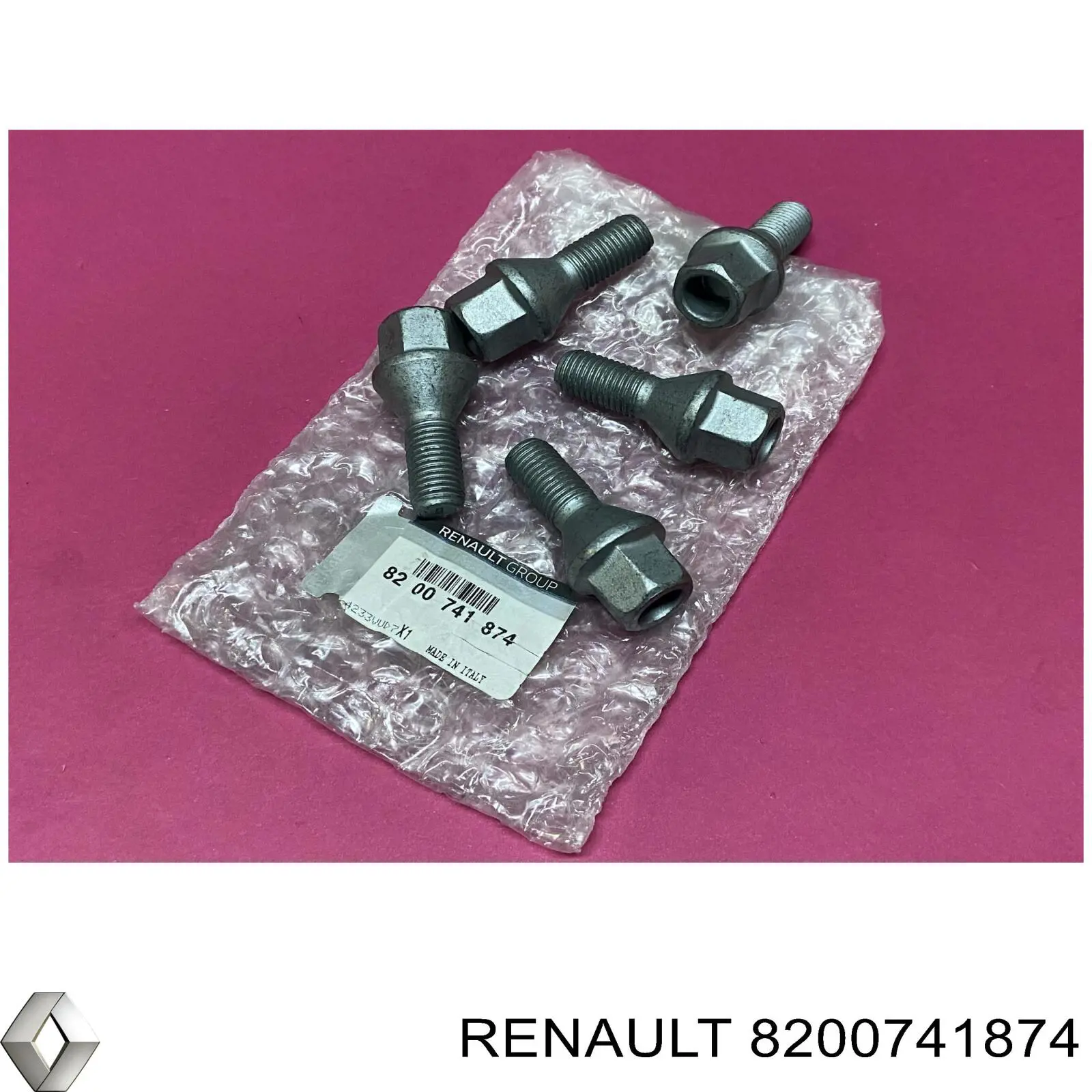 Parafuso de roda Renault (RVI) 8200741874 preço, a partir de 25,52 USD
