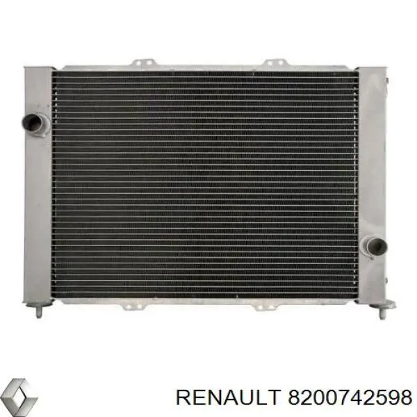 8200742598 Renault (RVI) Radiador de esfriamento de motor