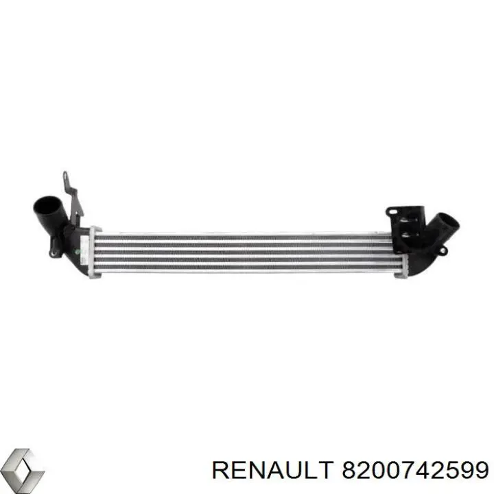 8200742599 Renault (RVI) Radiador de intercooler