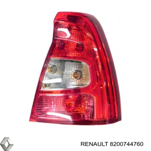 Compre 8200744760 Renault (RVI) Lanterna traseira esquerda