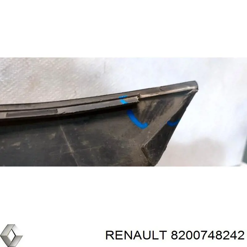 8200748242 Renault (RVI) Moldura da capota