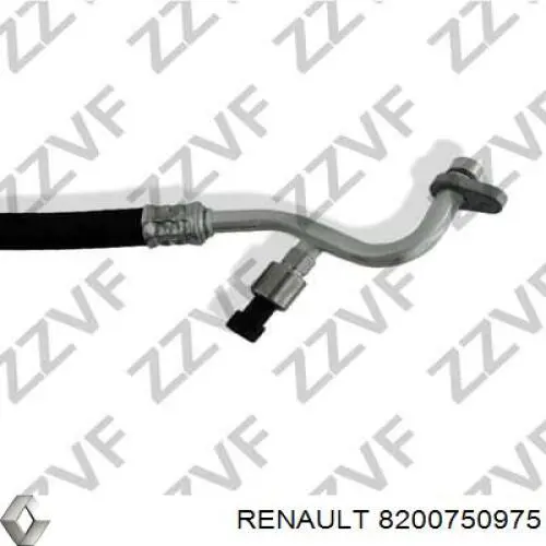 8200750975 Renault (RVI) Mangueira de aparelho de ar condicionado, desde o compressor até o radiador