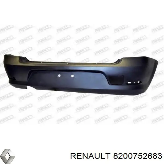 Compre 8200752683 Renault (RVI) Pára-choque traseiro