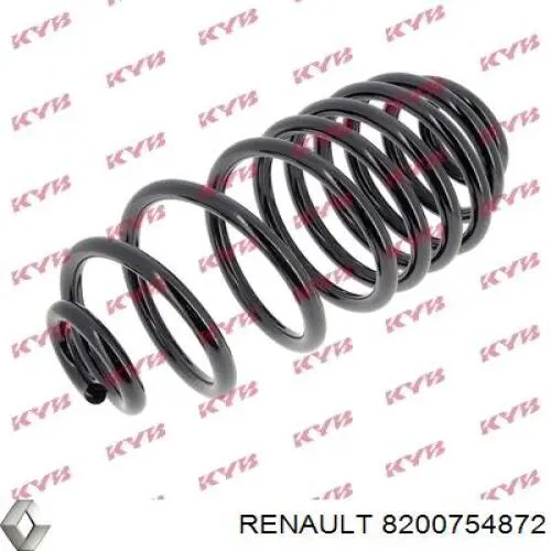 8200754872 Renault (RVI) Mola traseira