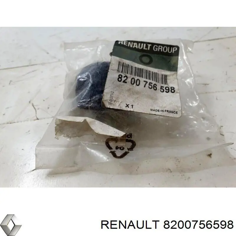 8200756598 Renault (RVI) Pára-choque (grade de proteção) de tampa de porta-malas (de 3ª/5ª porta traseira)