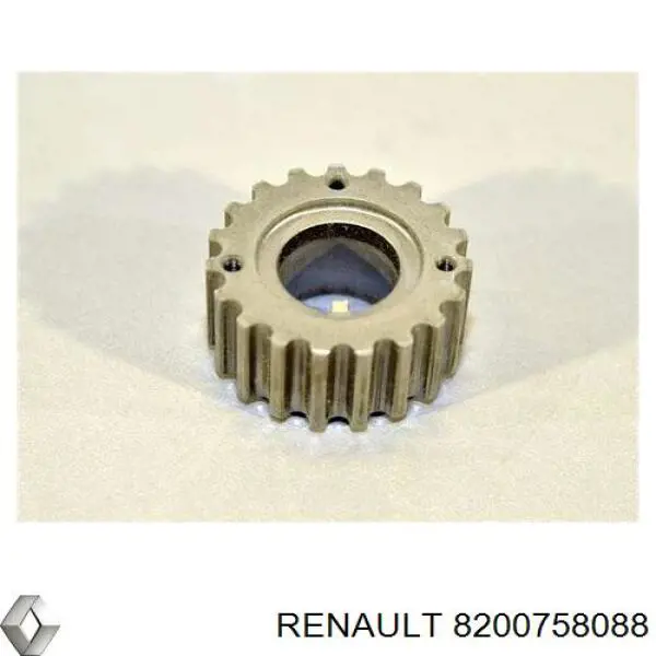8200758088 Renault (RVI) Engrenagem de cadeia da roda dentada de acionamento de cambota de motor