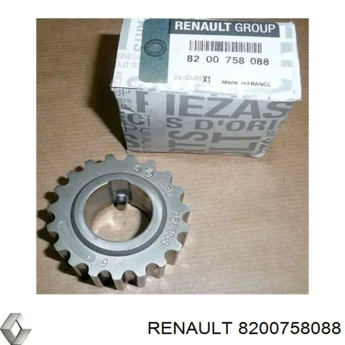 Engrenagem de cadeia da roda dentada de acionamento de cambota de motor Renault (RVI) 8200758088 preço, a partir de 14,03 USD