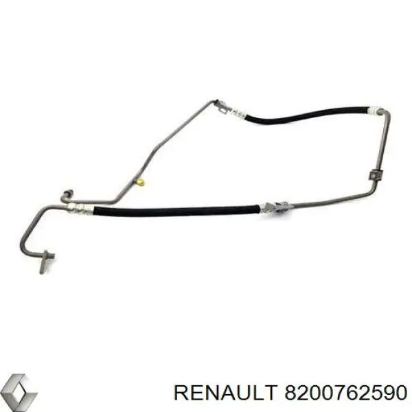 Compre 8200762590 Renault (RVI) Mangueira da Direção hidrâulica assistida de pressão alta desde a bomba até a régua (do mecanismo)