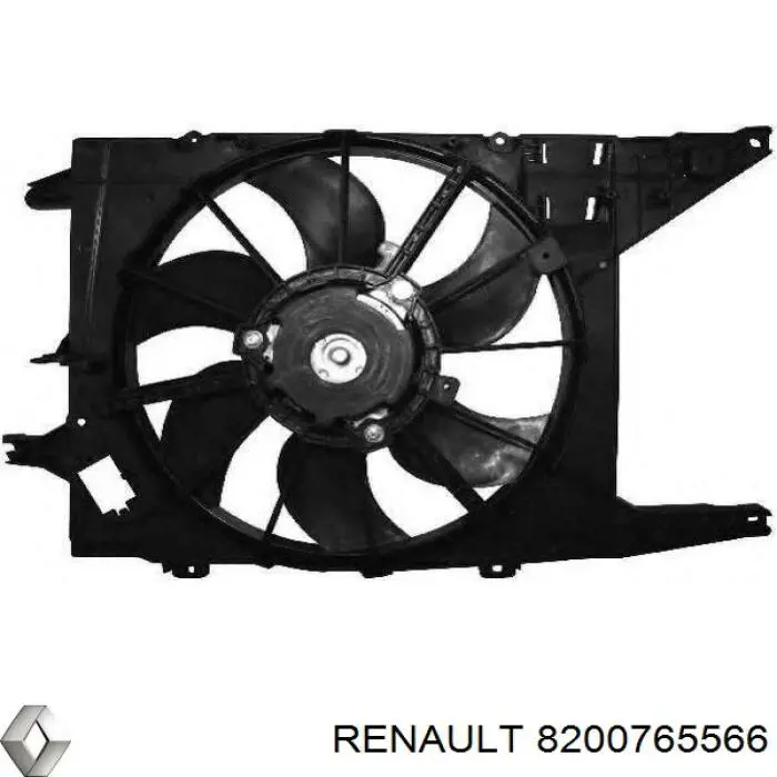 Difusor do radiador de esfriamento, montado com motor e roda de aletas Renault (RVI) 8200765566 preço, a partir de 80,16 USD