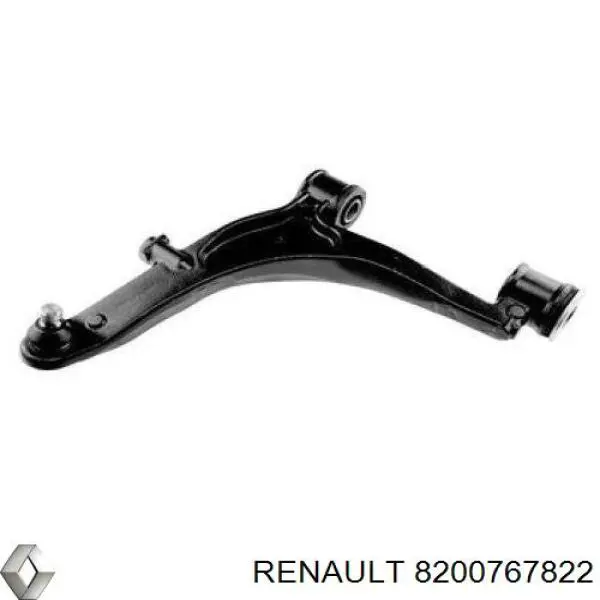 Braço oscilante inferior esquerdo de suspensão dianteira Renault (RVI) 8200767822 preço, a partir de 102,63 USD