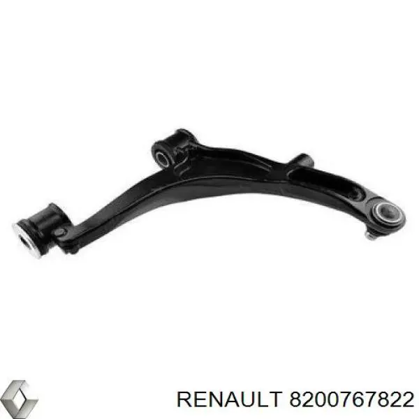 Compre 8200767822 Renault (RVI) Braço oscilante inferior esquerdo de suspensão dianteira
