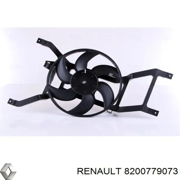 Ventilador elétrico de esfriamento montado (motor + roda de aletas) Renault (RVI) 8200779073 preço, a partir de 95,34 USD