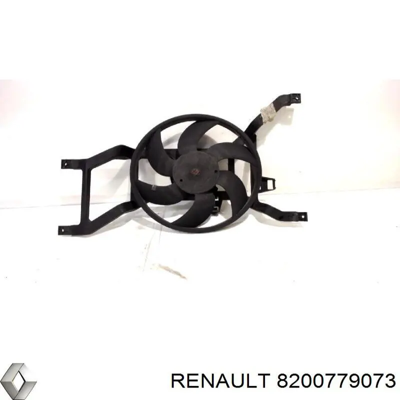 8200779073 Renault (RVI) Ventilador elétrico de esfriamento montado (motor + roda de aletas)