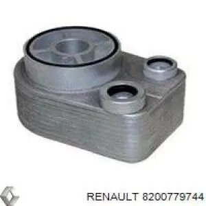 8200779744 Renault (RVI) Radiador de óleo (frigorífico), debaixo de filtro