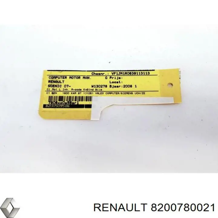 Compre 8200780021 Renault (RVI) Unidade de dispositivos de segurança