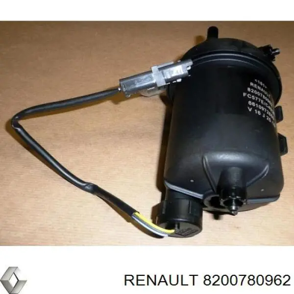 Compre 8200780962 Renault (RVI) Caixa de filtro de combustível