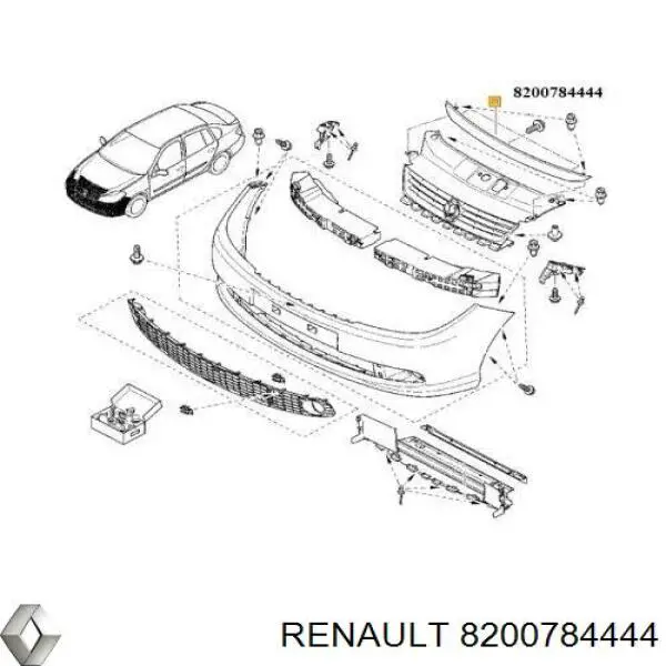 Moldura da capota Renault (RVI) 8200784444 preço, a partir de 50,12 USD