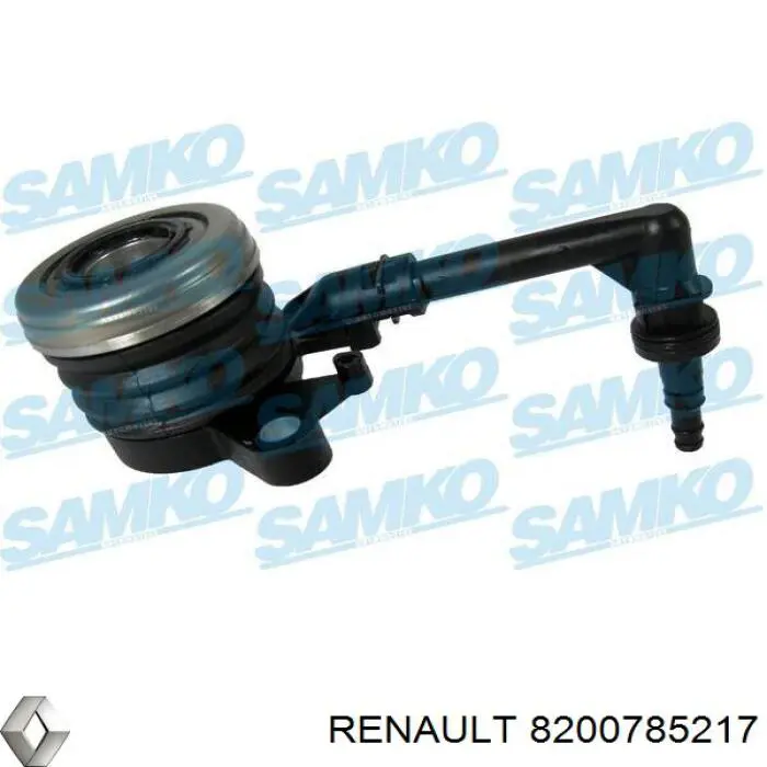 Compre 8200785217 Renault (RVI) Cilindro de trabalho de embraiagem montado com rolamento de desengate