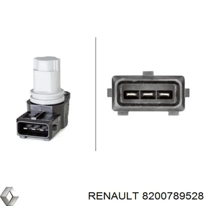 Compre 8200789528 Renault (RVI) Sensor de posição da árvore distribuidora