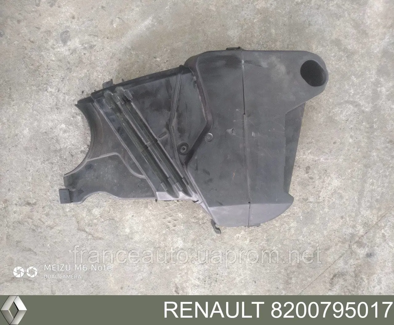 Compre 8200795017 Renault (RVI) Proteção superior da correia do mecanismo de distribuição de gás