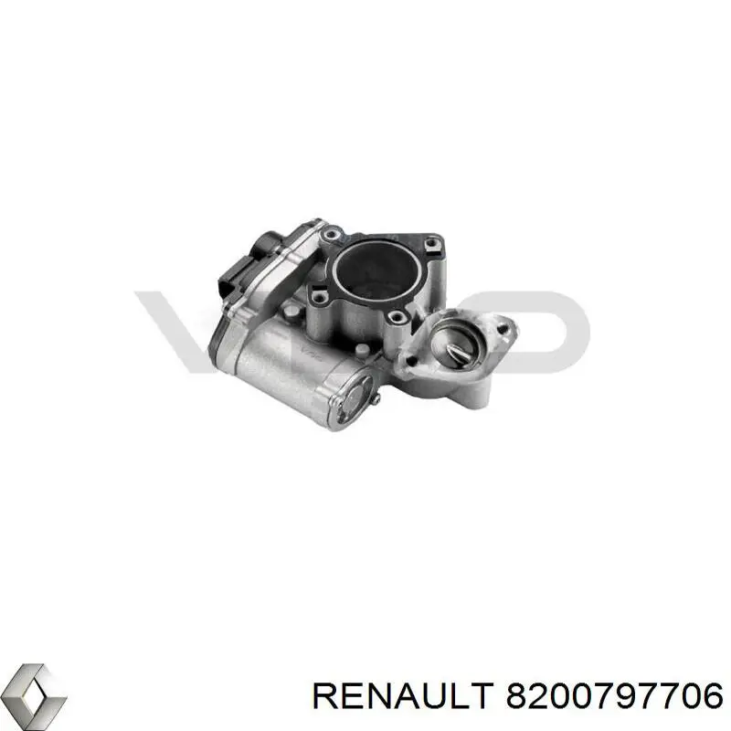 Compre 8200797706 Renault (RVI) Válvula EGR de recirculação dos gases