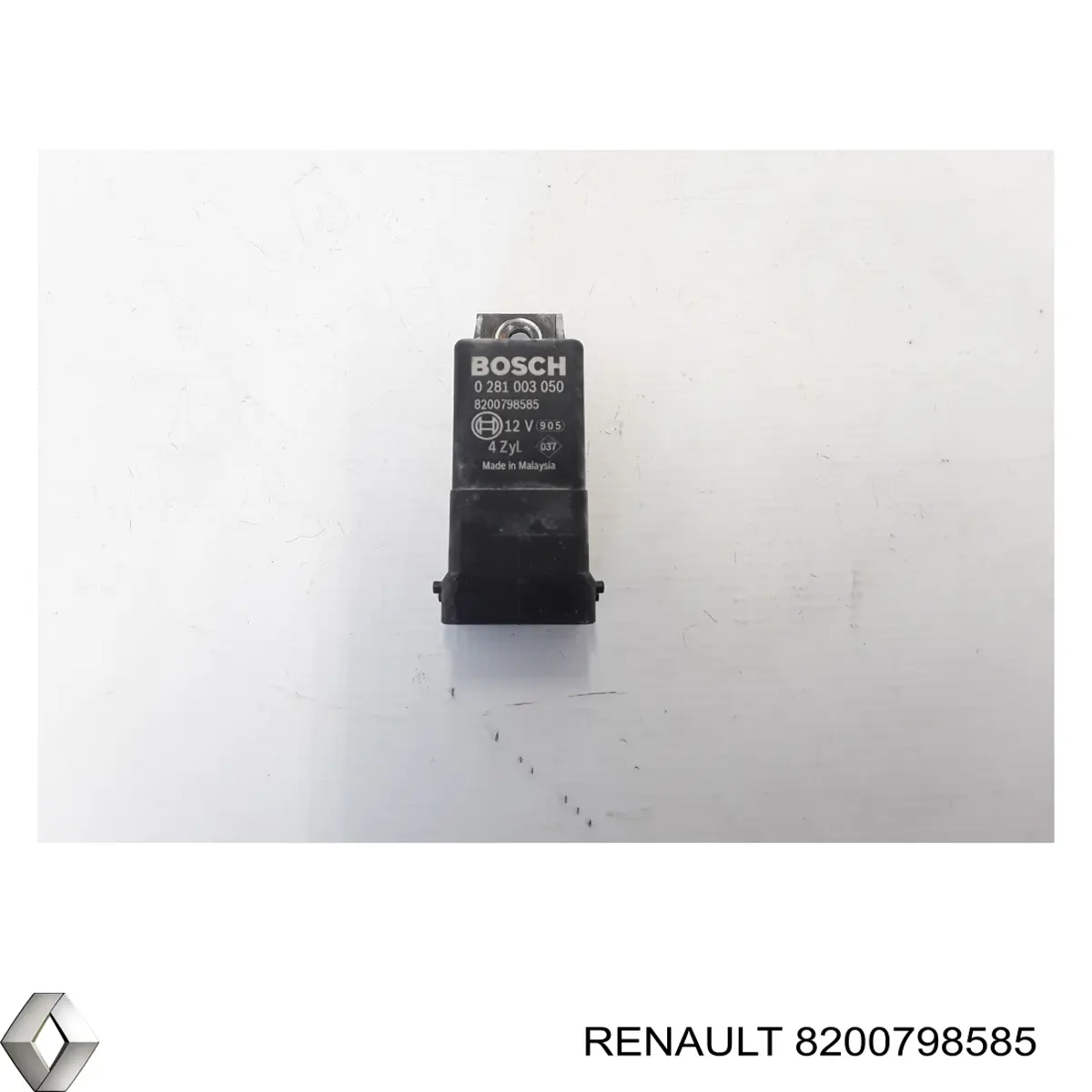 8200798585 Renault (RVI) Relê das velas de incandescência