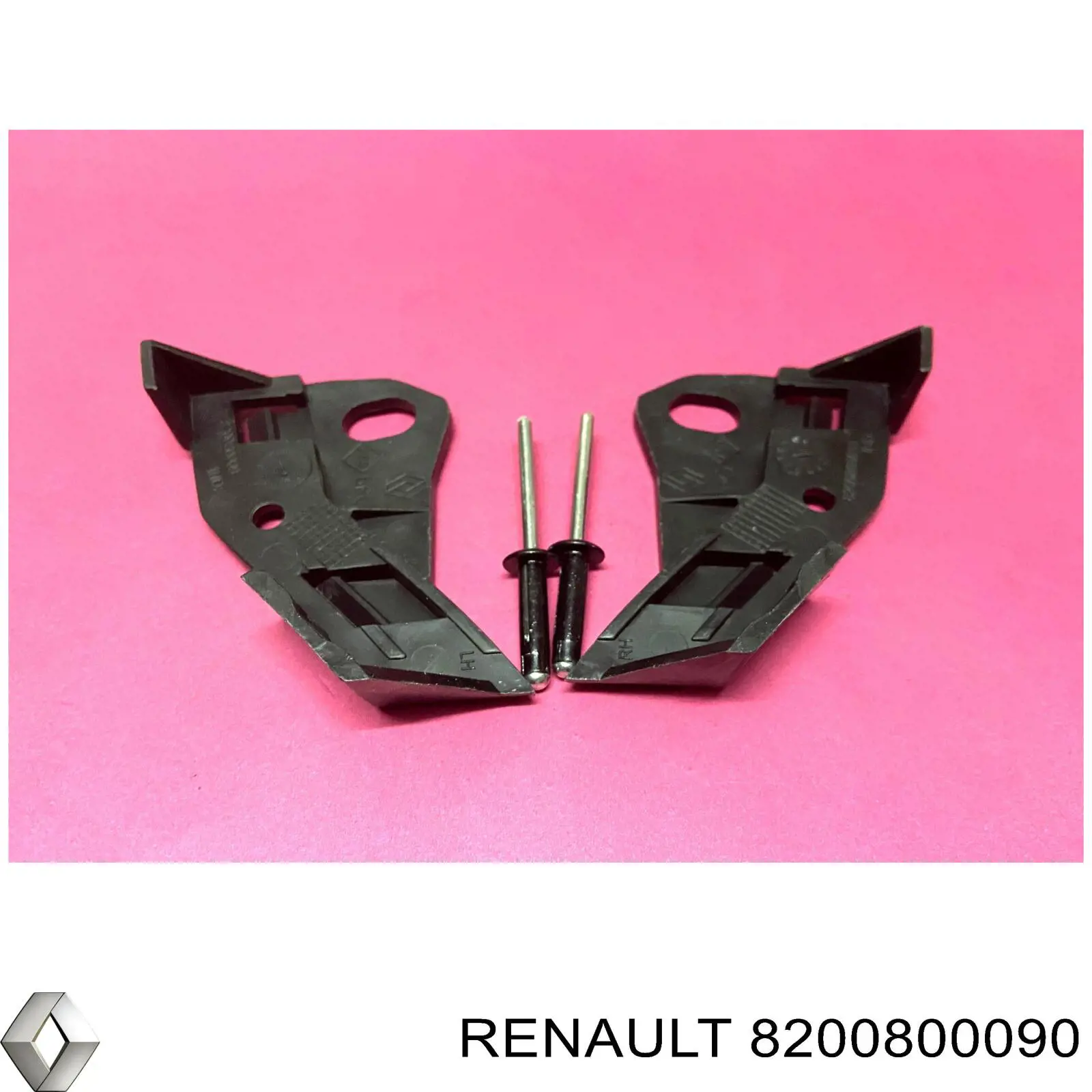 8200800090 Renault (RVI) Consola do pára-choque dianteiro esquerdo