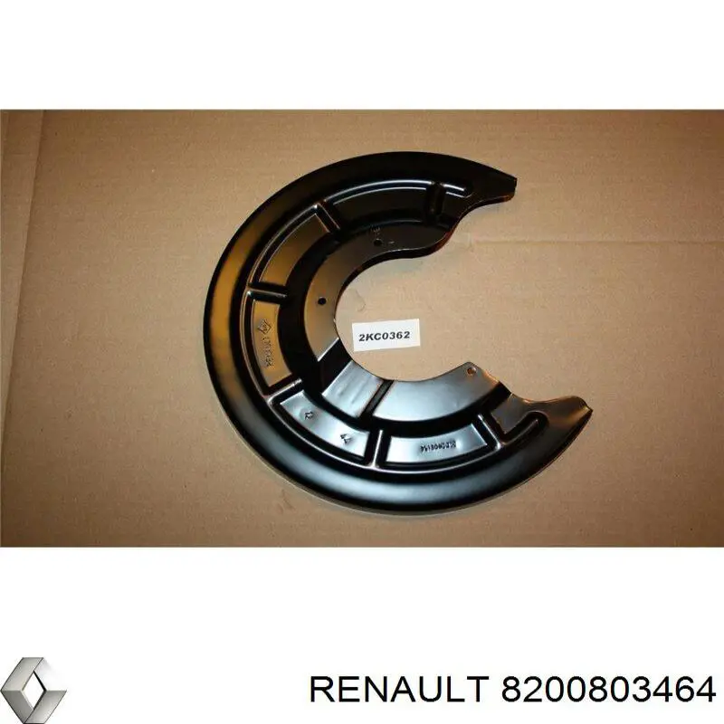 Proteção esquerda do freio de disco traseiro Renault (RVI) 8200803464 preço, a partir de 37,11 USD