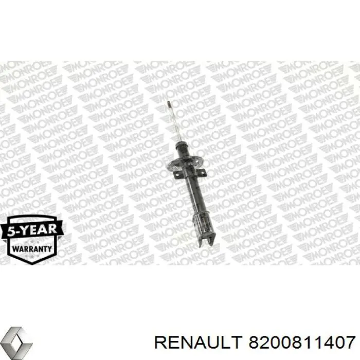 Amortecedor traseiro Renault (RVI) 8200811407 preço, a partir de 97,05 USD