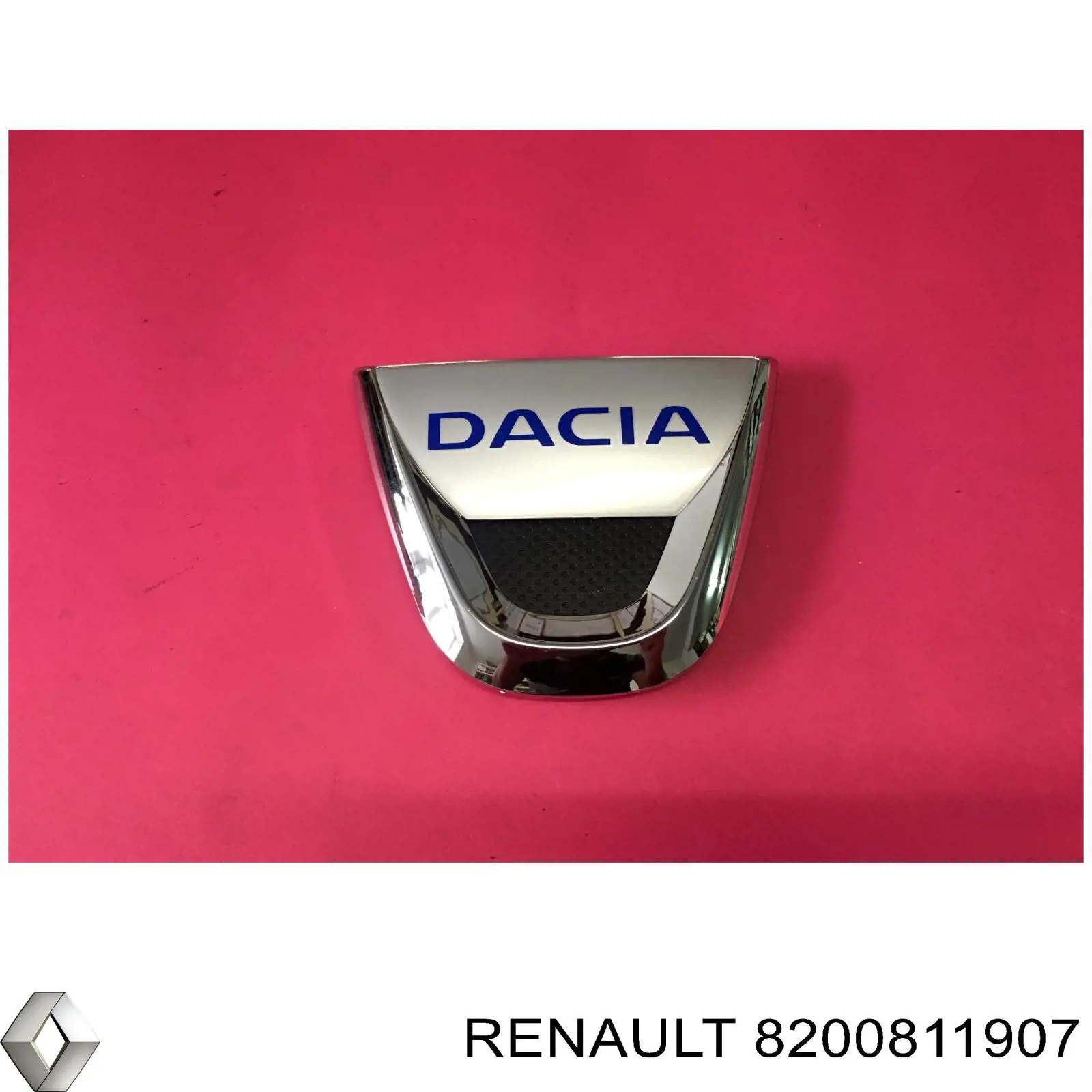 Compre 8200811907 Renault (RVI) Emblema de grelha do radiador