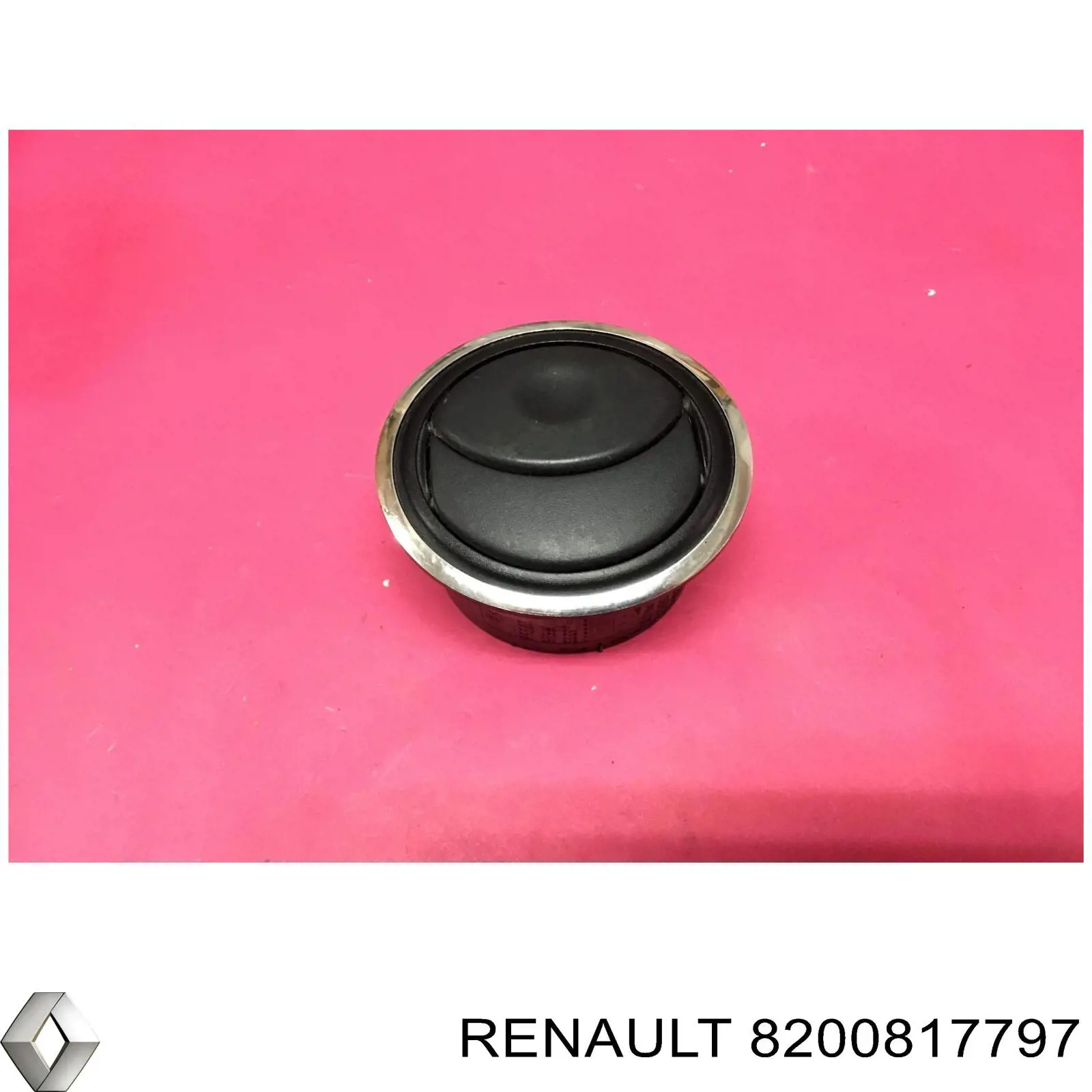 8200817797 Renault (RVI) Grelha de ventilação de salão no "painel de instrumentos"