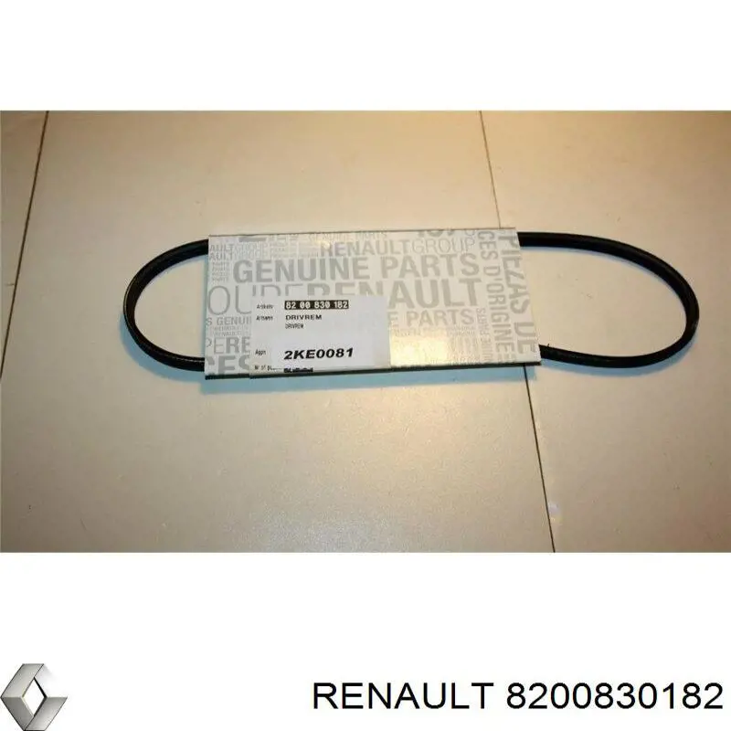 8200830182 Renault (RVI) Correia dos conjuntos de transmissão