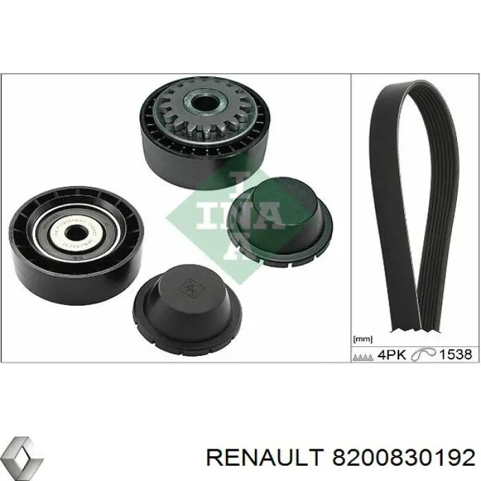 Correia dos conjuntos de transmissão Renault (RVI) 8200830192 preço, a partir de 15,10 USD