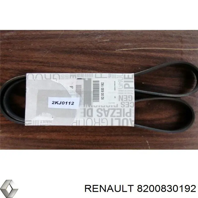 8200830192 Renault (RVI) Correia dos conjuntos de transmissão