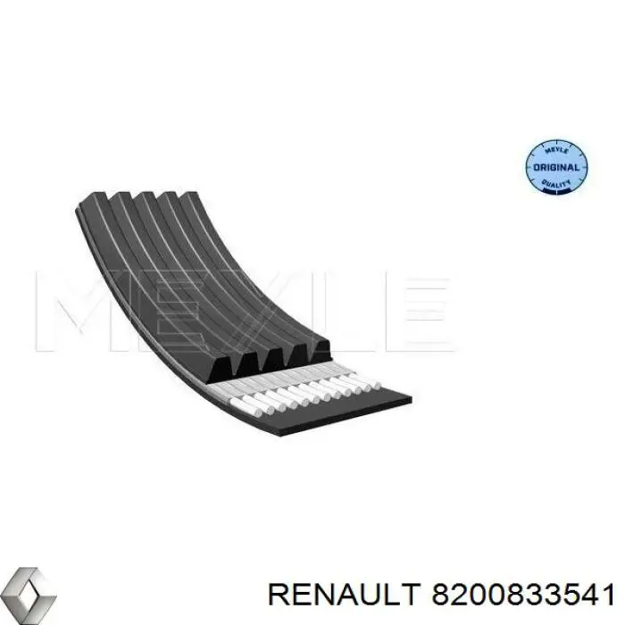 Compre 8200833541 Renault (RVI) Correia dos conjuntos de transmissão