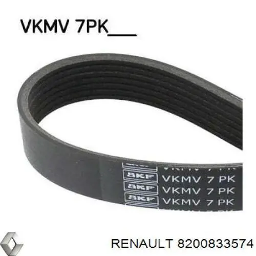 Correia dos conjuntos de transmissão Renault (RVI) 8200833574 preço, a partir de 34,32 USD