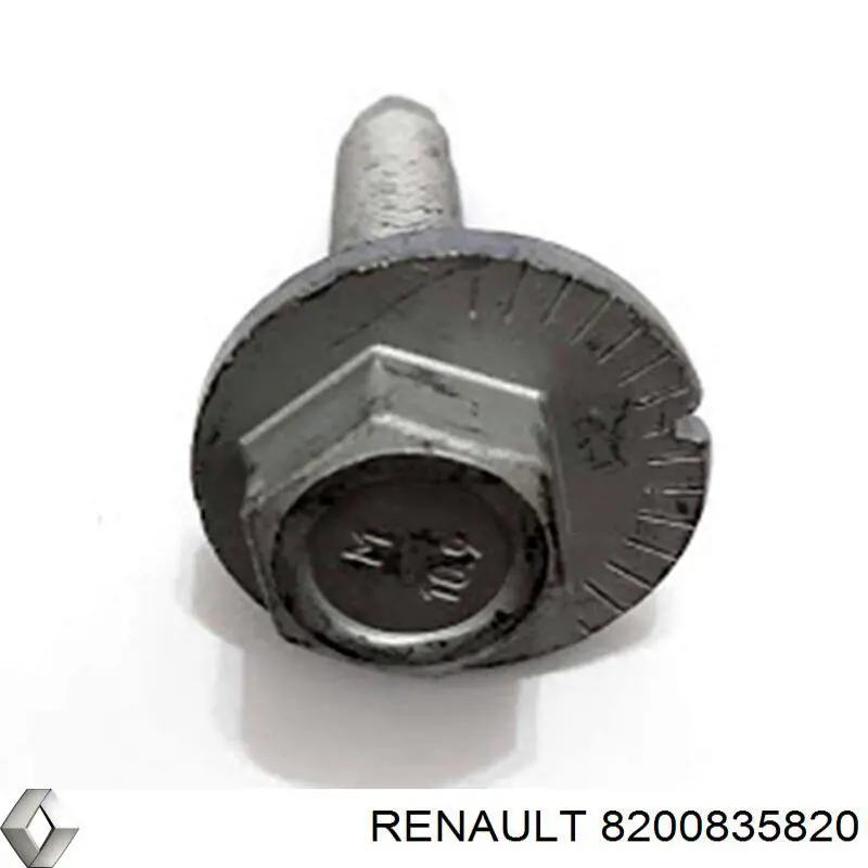 8200835820 Renault (RVI) Parafuso de fixação de braço oscilante de inclinação traseiro, interno
