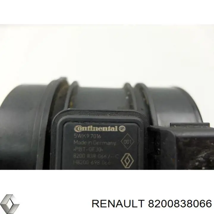 Sensor de fluxo (consumo) de ar, medidor de consumo M.A.F. - (Mass Airflow) Renault (RVI) 8200838066 preço, a partir de 305,72 USD