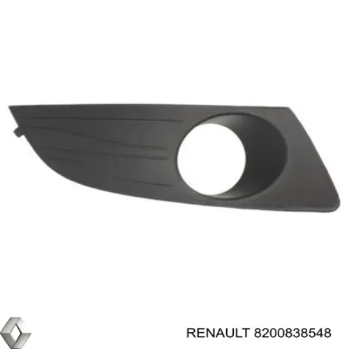 Tampão (grelha) das luzes de nevoeiro do pára-choque dianteiro direito Renault (RVI) 8200838548 preço, a partir de 11,79 USD