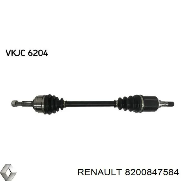 8200847584 Renault (RVI) Semieixo (acionador) dianteiro esquerdo
