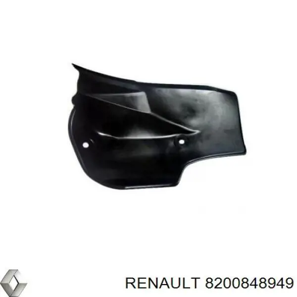 8200848949 Renault (RVI) Guarda-barras do pára-lama traseiro esquerdo