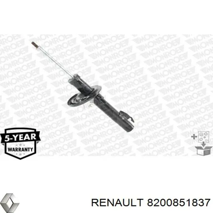 Compre 8200851837 Renault (RVI) Amortecedor dianteiro
