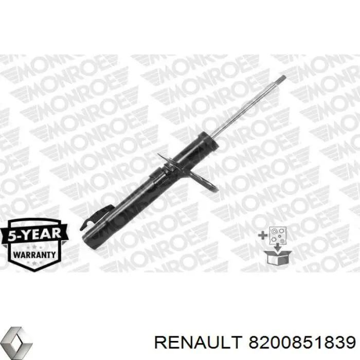 Amortecedor dianteiro Renault (RVI) 8200851839 preço, a partir de 60,48 USD
