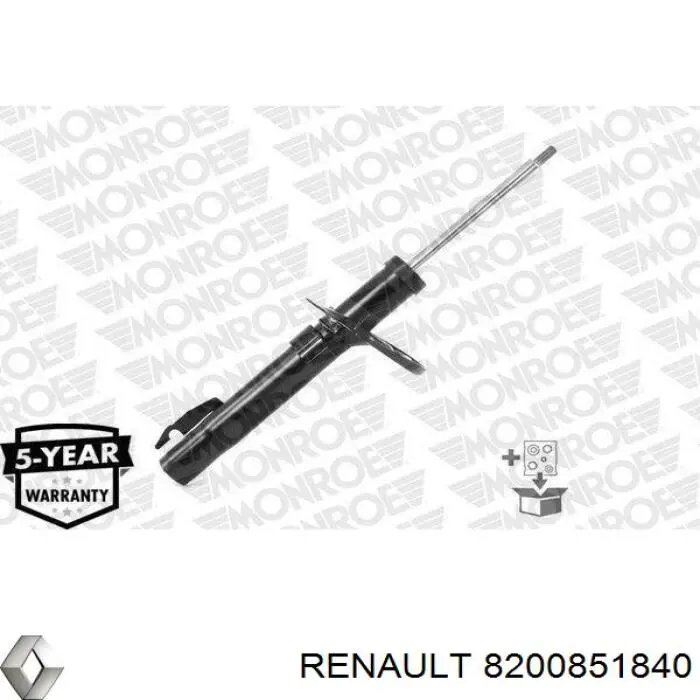 Compre 8200851840 Renault (RVI) Amortecedor dianteiro