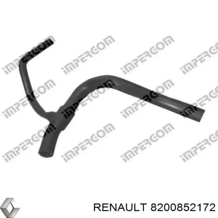 Compre 8200852172 Renault (RVI) Mangueira (cano derivado) inferior do radiador de esfriamento