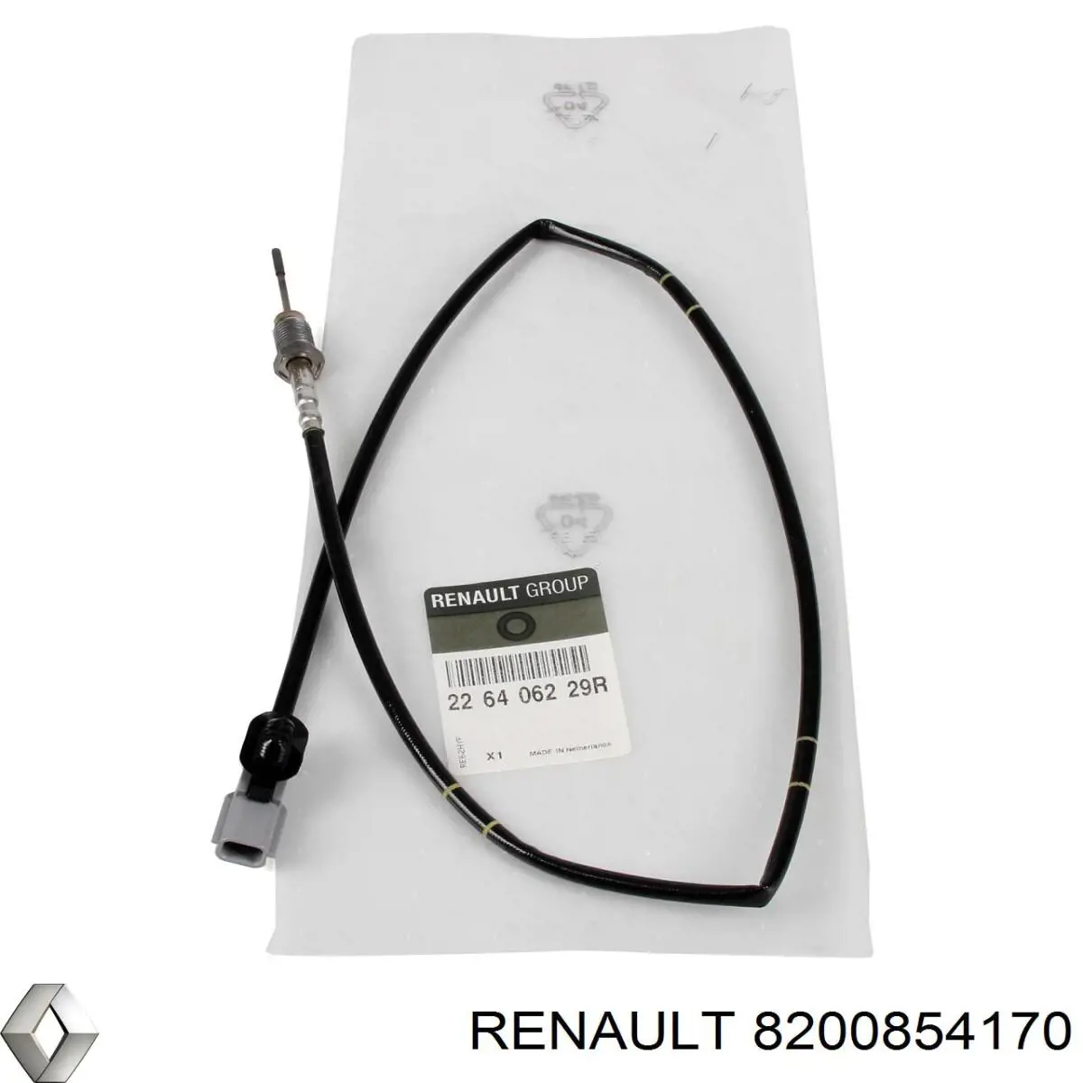 8200854170 Renault (RVI) Sensor de temperatura dos gases de escape (GE), de filtro de partículas diesel