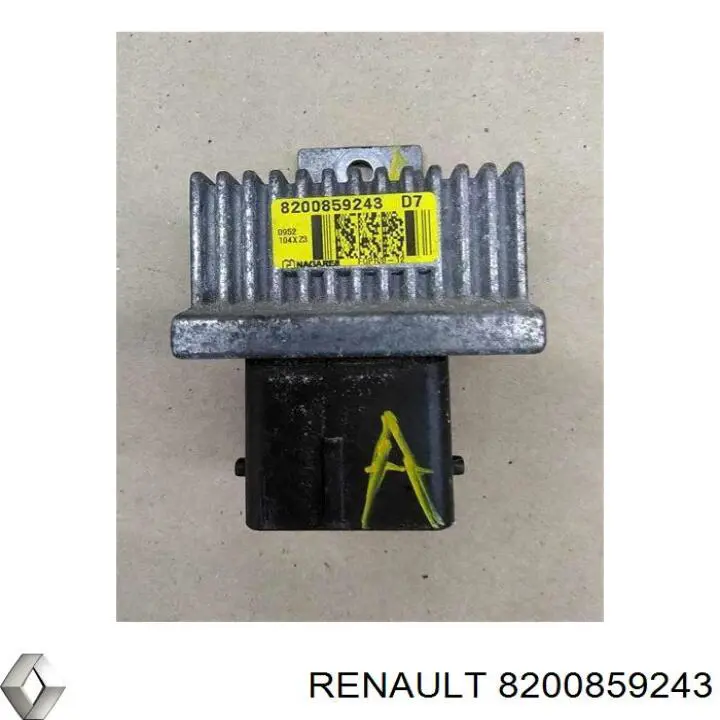 8200859243 Renault (RVI) Relê das velas de incandescência