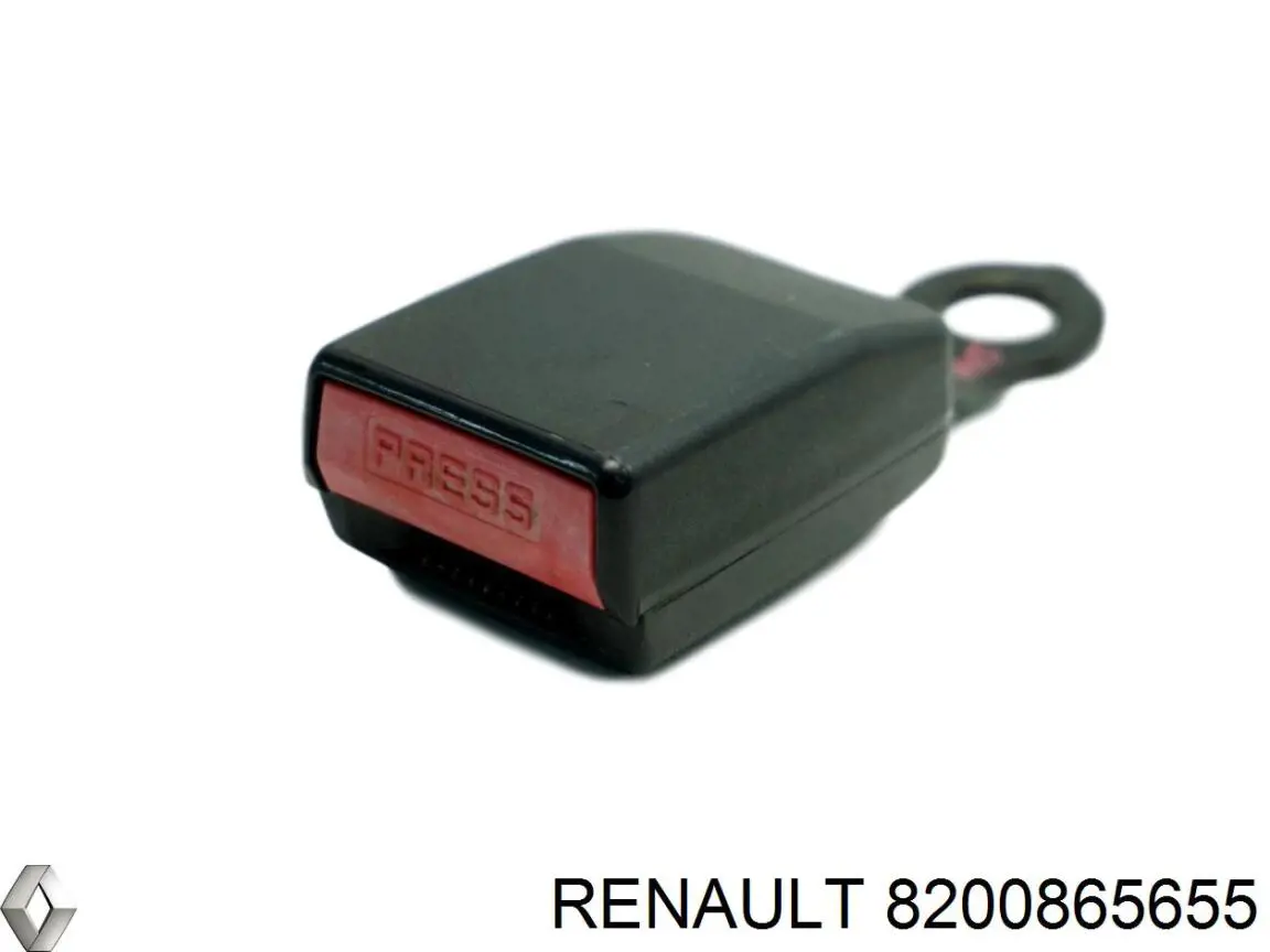 Barra (fecho) dianteira de fixação da correia de segurança Renault (RVI) 8200865655 preço, a partir de 54,58 USD