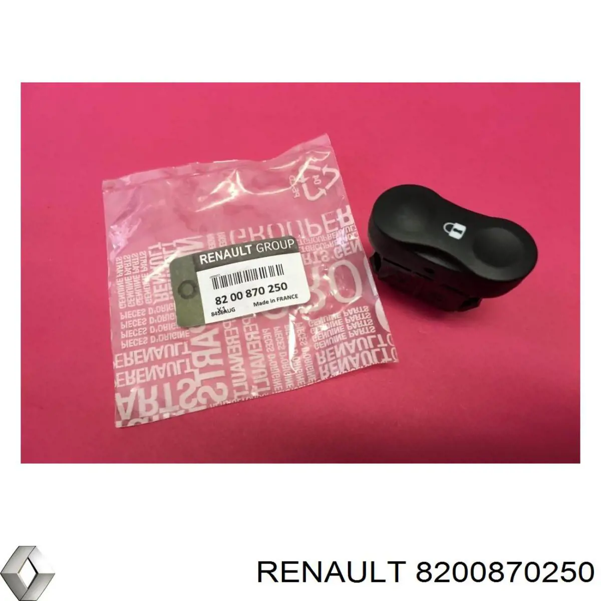 8200870250 Renault (RVI) Interruptor do fecho central